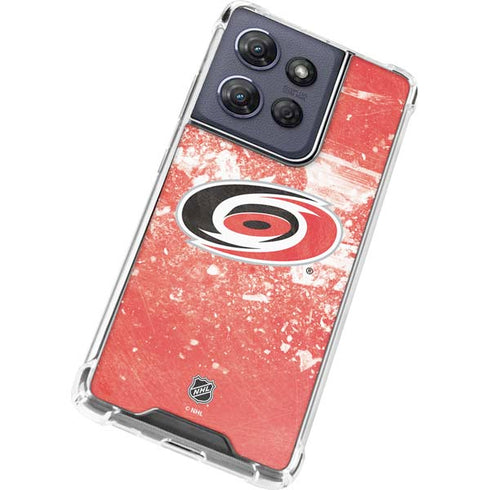 NHL Carolina Hurricanes Frozen Moto G Play 5G (2025) Clear Case